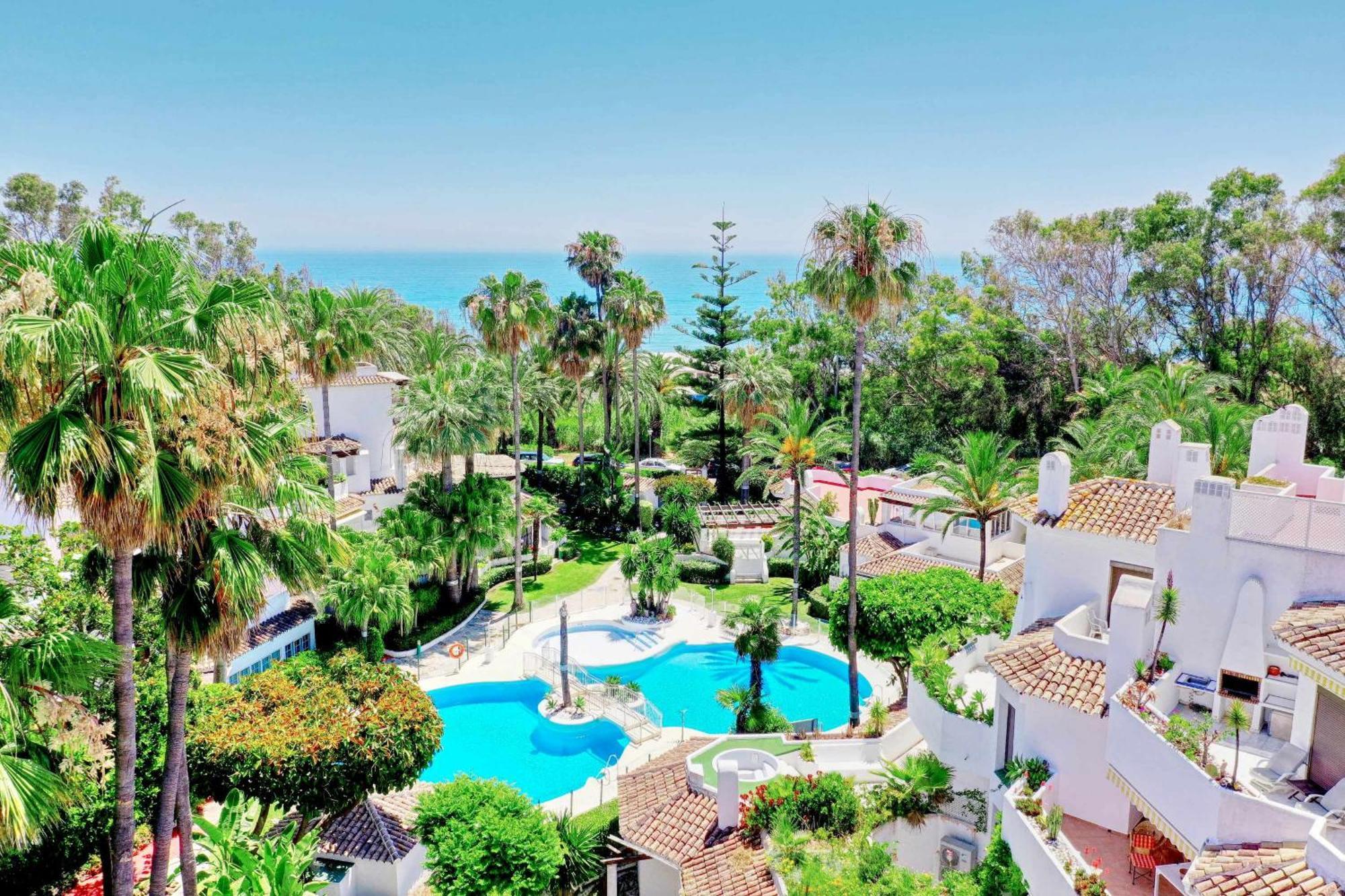 1108 Beachfront 2 Apartments With Roofterrace 80Mtrgt Beach 3 Pools Марбелья Экстерьер фото